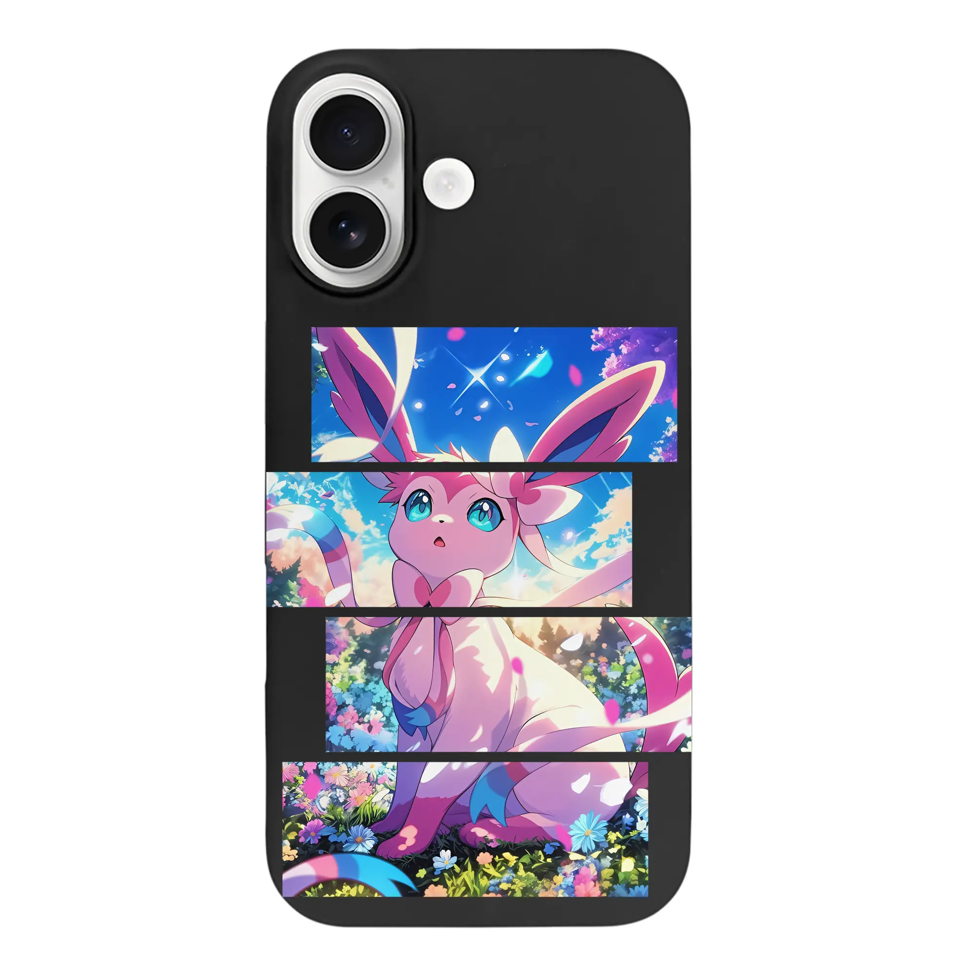 ポケモン グッズ,ニンフィア - iPhone 17 シリーズ シリコンケース 薄型 耐衝撃 指紋防止 ソフトタッチカバー 精密フィット 傷防止 保護ケース iPhone 17/17 Air/17 Pro/17 Pro Max 対応